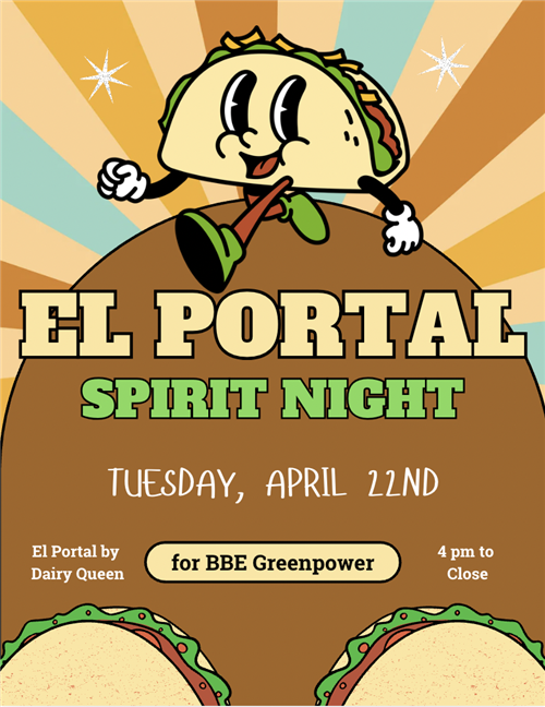  El Portal Spirit Night Fundraiser